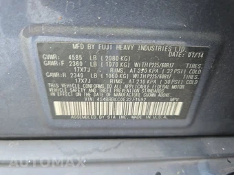 2014 Subaru Outback 2.5i Limited - miniatura 15