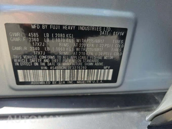 2014 Subaru Outback 2.5i Limited – miniatura 2