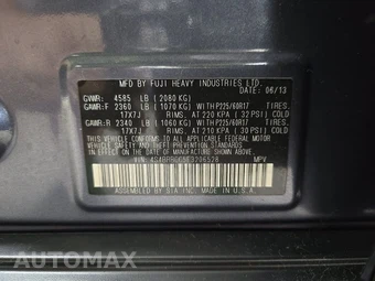 2014 Subaru Outback 2.5i Premium – miniatura 14
