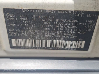 2014 Subaru Outback 2.5i Premium – miniatura 14
