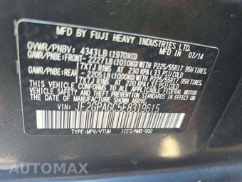 2014 Subaru XV Crosstrek 2.0i Limited - miniatura 5