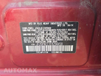 2014 Subaru XV Crosstrek 2.0i Premium – miniatura 5
