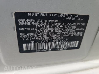 2014 Subaru XV Crosstrek 2.0i Premium – miniatura 15
