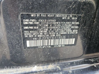 2014 Subaru XV Crosstrek 2.0i Premium – miniatura 14