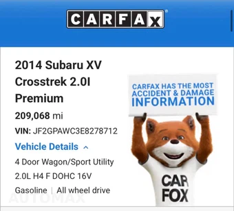 2014 Subaru XV Crosstrek 2.0i Premium - miniatura 3