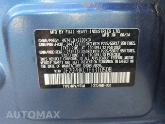 2014 Subaru XV Crosstrek Hybrid Touring - miniatura 14