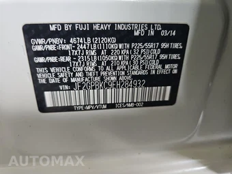 2014 Subaru XV Crosstrek Hybrid Touring - miniatura 14