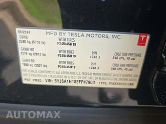 2014 Tesla Model S 85 – miniatura 5