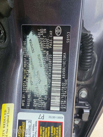 2014 Toyota Camry XLE - miniatura 2