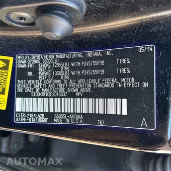 2014 Toyota Highlander Limited - miniatura 25