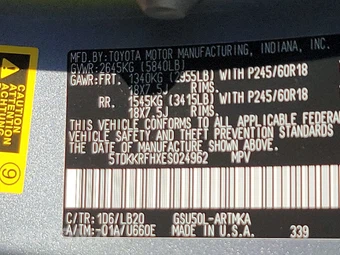 2014 Toyota Highlander XLE - miniatura 15