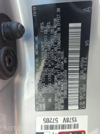 2014 Toyota Sienna LE 8-Passenger 119.3" WB - miniatura 15