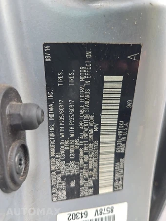 2014 Toyota Sienna XLE 8-Passenger 119.3" WB - miniatura 15