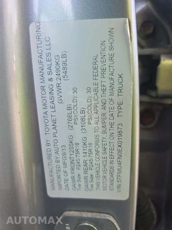 2014 Toyota Tacoma Crew Cab Medium Bed - miniatura 5
