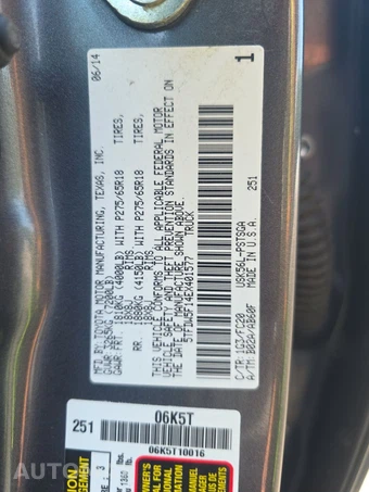 2014 Toyota Tundra SR5 Crew Cab Short Bed – miniatura 14