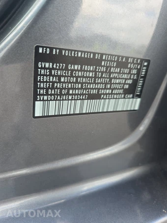 2014 Volkswagen Jetta SE Sedan w/Connectivity - miniatura 14