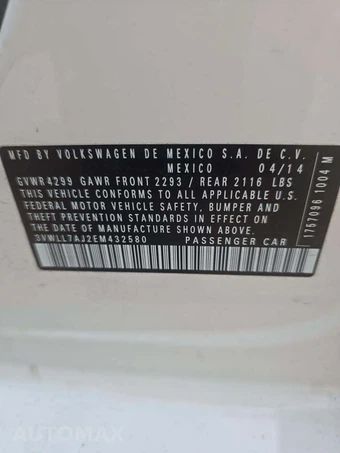 2014 Volkswagen Jetta TDI Sedan w/Premium & Navigation – miniatura 2