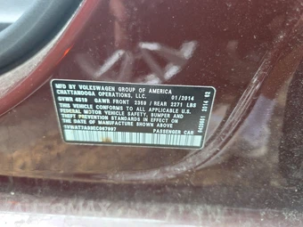 2014 Volkswagen Passat 1.8T S – miniatura 15