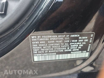 2014 Volkswagen Passat TDI SE w/Sunroof & Navigation - miniatura 14