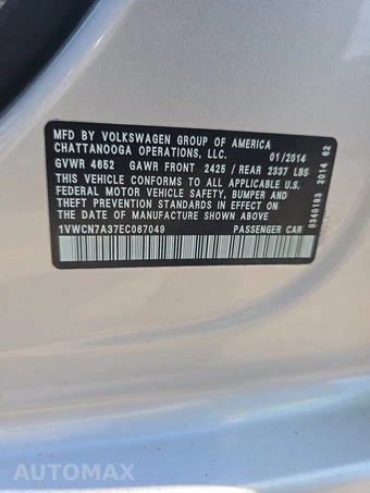 2014 Volkswagen Passat TDI SEL Premium - miniatura 14