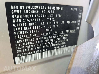 2014 Volkswagen Tiguan S – miniatura 5
