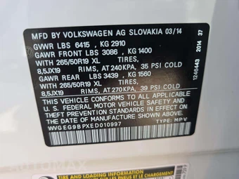 2014 Volkswagen Touareg Hybrid - miniatura 5