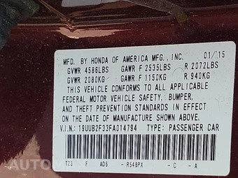 2015 Acura TLX – miniatura 14