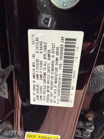 2015 Acura TLX w/Technology Pkg – miniatura 48