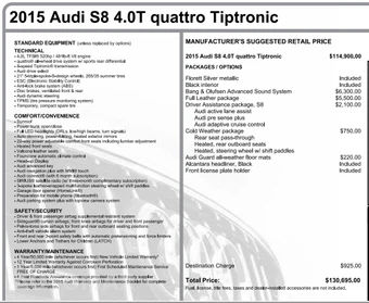 2015 Audi S8 - miniatura 4