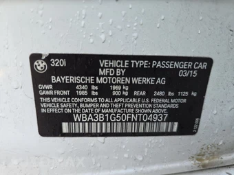 2015 BMW 3 Series Sedan 320i - miniatura 14