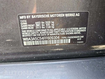 2015 BMW 3 Series Sedan 328i - miniatura 5