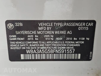 2015 BMW 3 Series Sedan 328i - miniatura 15