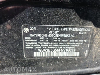 2015 BMW 3 Series Sedan 328i xDrive - miniatura 14