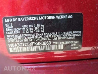 2015 BMW 3 Series Sports Wagon 328i xDrive - miniatura 6