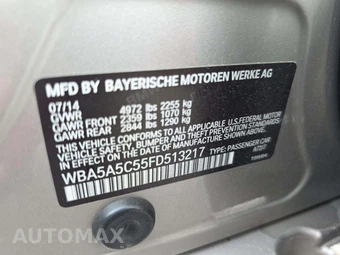 2015 BMW 5 Series Sedan 528i LUXURY LINE - miniatura 5
