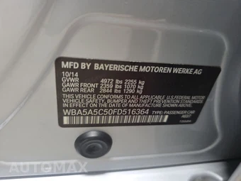 2015 BMW 5 Series Sedan 528i - miniatura 14