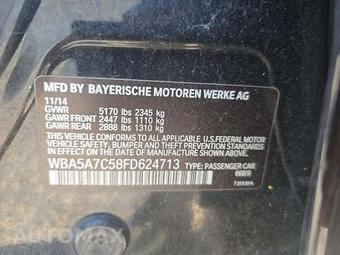 2015 BMW 5 Series Sedan 528i xDrive – miniatura 2