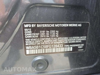 2015 BMW 5 Series Sedan 535i M SPORT LINE - miniatura 5