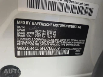 2015 BMW 6 Series Gran Coupe 650i xDrive Sedan M SPORT LINE - miniatura 18