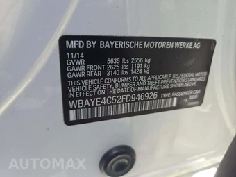 2015 BMW 7 Series Sedan 740Li M SPORT LINE - miniatura 2