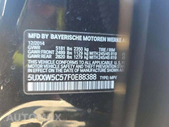 2015 BMW X4 Sports Activity Vehicle xDrive35i XLINE - miniatura 2