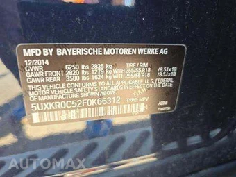 2015 BMW X5 Sports Activity Vehicle xDrive35i - miniatura 5