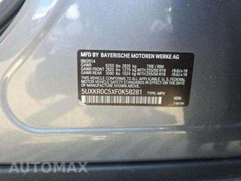 2015 BMW X5 Sports Activity Vehicle xDrive35i LUXURY LINE - miniatura 5