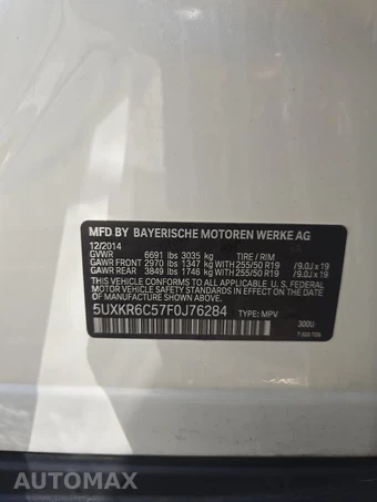 2015 BMW X5 Sports Activity Vehicle xDrive50i - miniatura 14