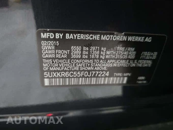 2015 BMW X5 Sports Activity Vehicle xDrive50i LUXURY LINE - miniatura 5
