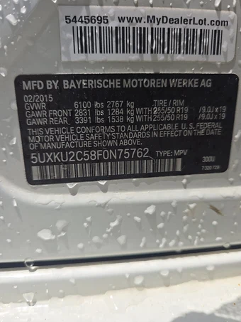 2015 BMW X6 Sports Activity Vehicle xDrive35i M SPORT LINE - miniatura 14