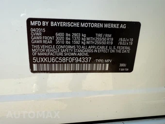 2015 BMW X6 Sports Activity Vehicle xDrive50i M SPORT LINE - miniatura 15