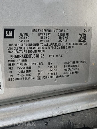 2015 Buick Enclave Convenience 1SD – miniatura 15