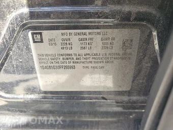 2015 Buick LaCrosse Leather 1SL – miniatura 14