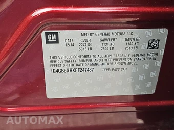 2015 Buick LaCrosse Leather 1SL – miniatura 14